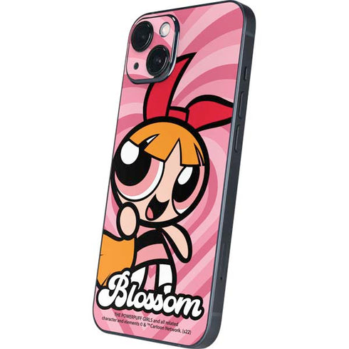 Cartoon Network Powerpuff Girls Blossom Pink Hearts iPhone 14 Skin